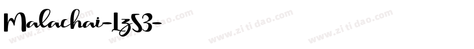 Malachai-Lz53字体转换 Malachai-Lz53字体转换