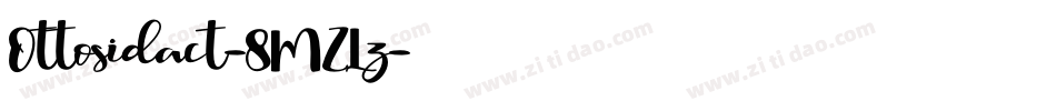 Ottosidact-8MZLz字体转换 Ottosidact-8MZLz字体转换