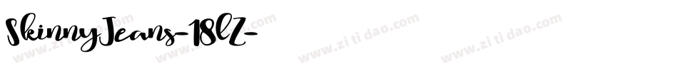 SkinnyJeans-18lZ字体转换