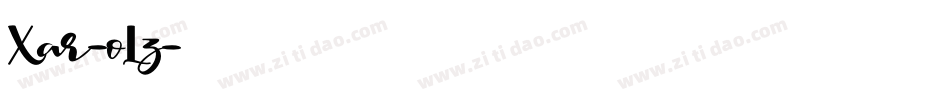 Xar-oLz字体转换
