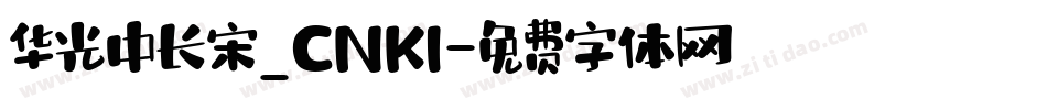 华光中长宋_CNKI字体转换