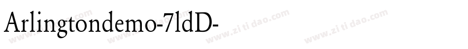 Arlingtondemo-7ldD字体转换