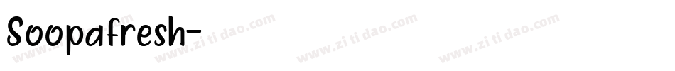 Soopafresh字体转换