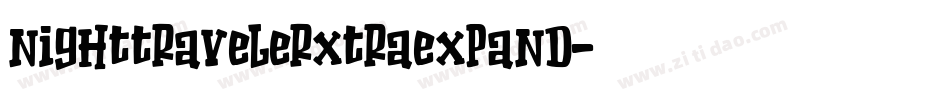 nighttravelerxtraexpand字体转换