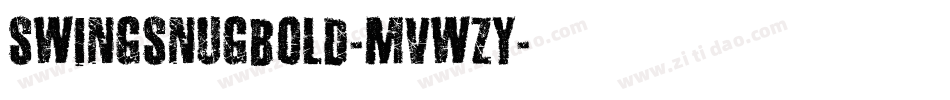 SwingsnugBold-MVWZY字体转换