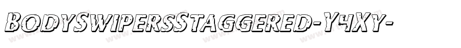 BodySwipersStaggered-Y4Xy字体转换