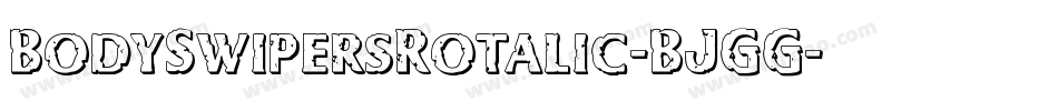 BodySwipersRotalic-BJGG字体转换
