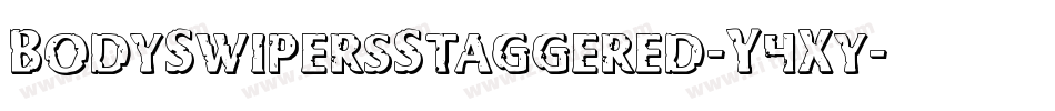 BodySwipersStaggered-Y4Xy字体转换