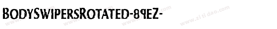 BodySwipersRotated-89eZ字体转换