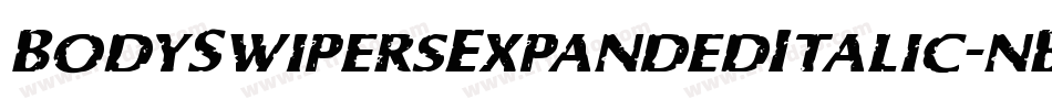 BodySwipersExpandedItalic-nBLR字体转换 BodySwipersExpandedItalic-nBLR字体转换