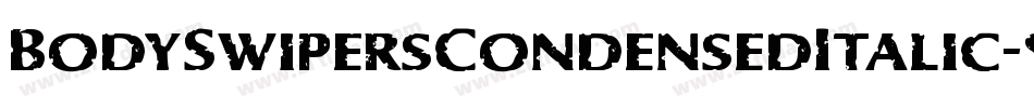 BodySwipersCondensedItalic-9OKZ字体转换 BodySwipersCondensedItalic-9OKZ字体转换