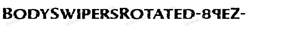 BodySwipersRotated-89eZ字体转换