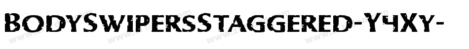 BodySwipersStaggered-Y4Xy字体转换