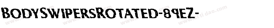 BodySwipersRotated-89eZ字体转换