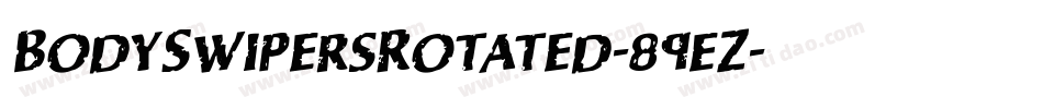 BodySwipersRotated-89eZ字体转换