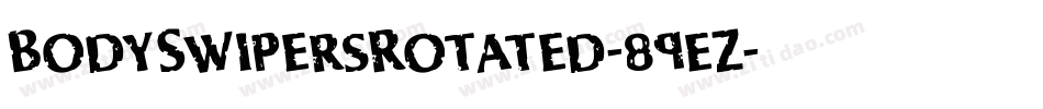 BodySwipersRotated-89eZ字体转换