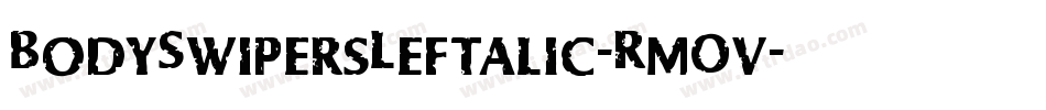 BodySwipersLeftalic-Rm0v字体转换