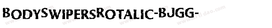 BodySwipersRotalic-BJGG字体转换