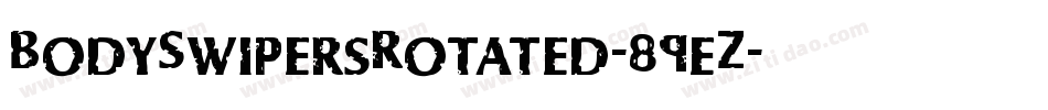 BodySwipersRotated-89eZ字体转换