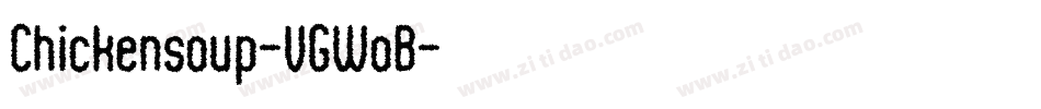Chickensoup-VGWoB字体转换