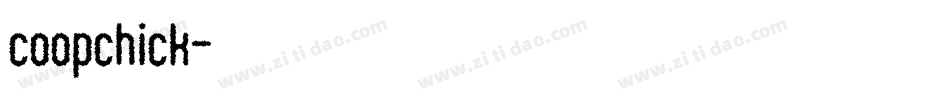 coopchick字体转换