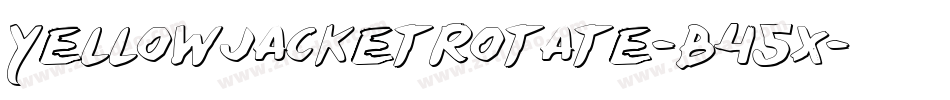 YellowjacketRotate-B45x字体转换