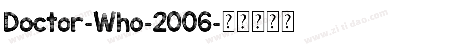 Doctor-Who-2006字体转换
