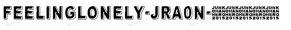 FeelingLonely-JRa0n字体转换