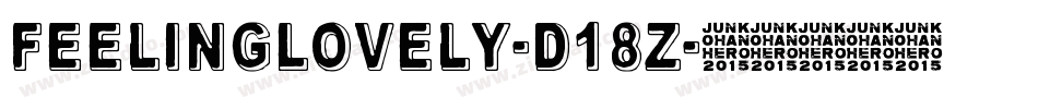 FeelingLovely-d18Z字体转换