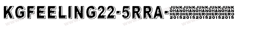 KgFeeling22-5rRa字体转换