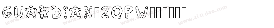 Guardian-2qPw字体转换