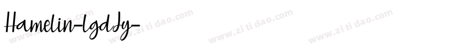 Hamelin-lgdJy字体转换