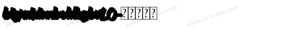 bigruixianboldkgbv1.0字体转换