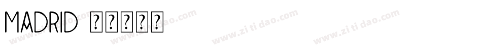 Madrid字体转换