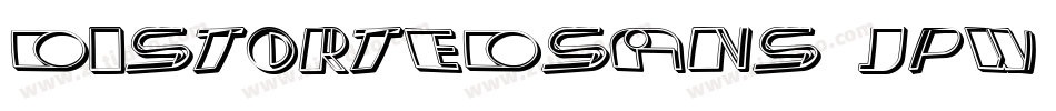 DistortedSans-jPW7字体转换