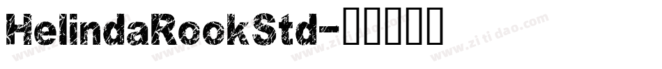 HelindaRookStd字体转换