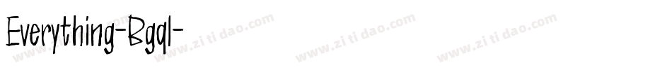 Everything-Bgql字体转换
