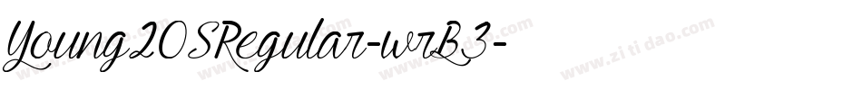 Young20SRegular-wrB3字体转换