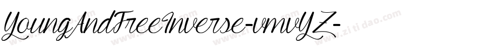 YoungAndFreeInverse-vmvYZ字体转换