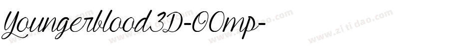 Youngerblood3D-O0mp字体转换