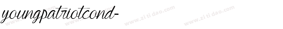 youngpatriotcond字体转换