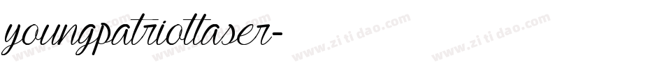 youngpatriotlaser字体转换