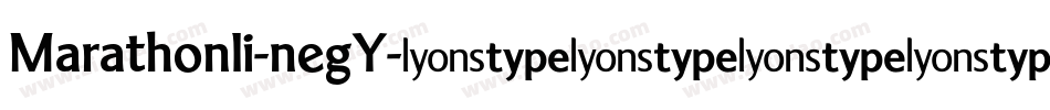 MarathonIi-negY字体转换