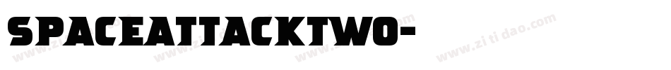 SpaceAttackTwo字体转换