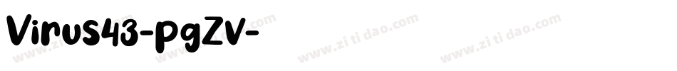 Virus43-pgZv字体转换