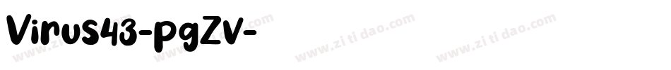 Virus43-pgZv字体转换