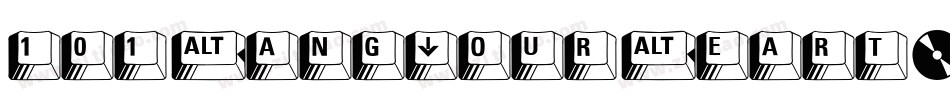 101HangYourHeart-8apM字体转换