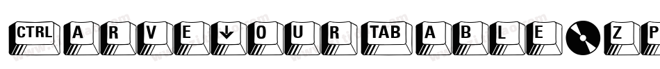 CarveYourTable-zpR0字体转换