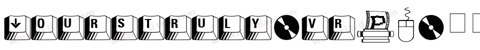 Yourstruly-vrDM字体转换