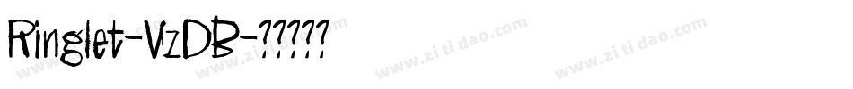 Ringlet-VzDB字体转换